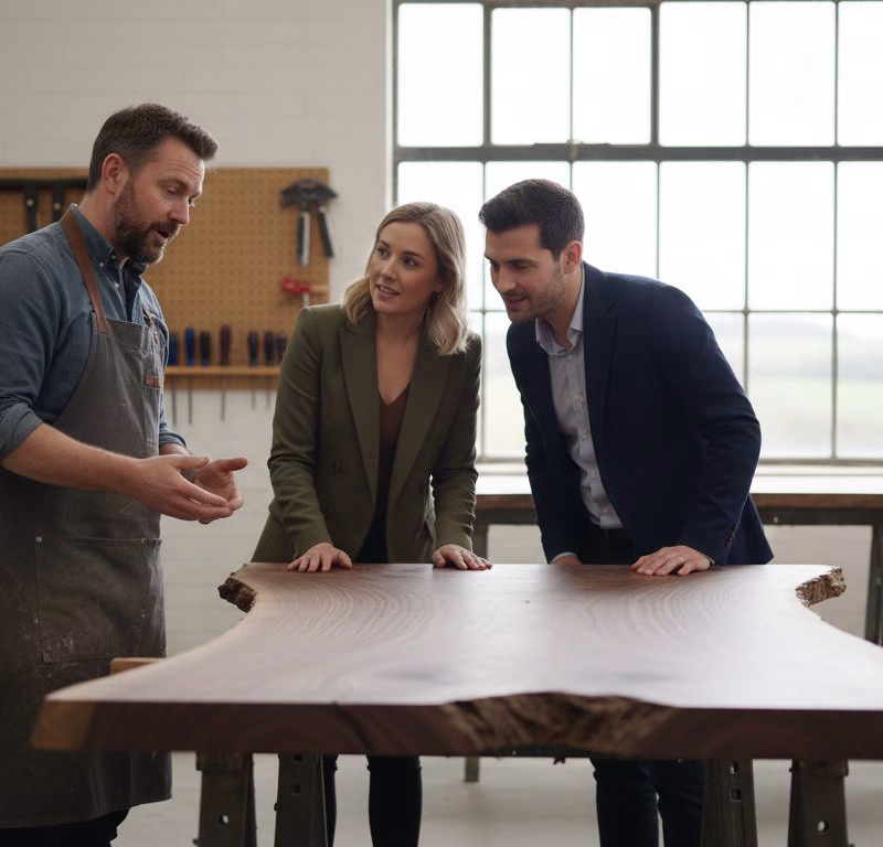 Choosing the Best Wood for Your Live Edge Table in Essex