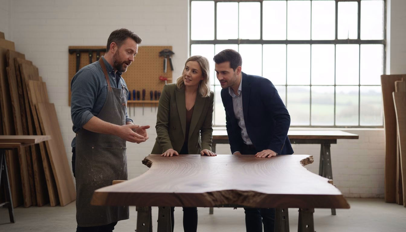 Choosing the Best Wood for Your Live Edge Table in Essex