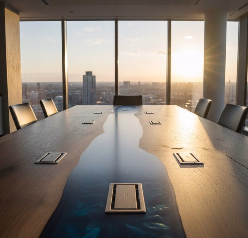 Bespoke Boardroom Tables: Handcrafted Statement Pieces for Essex & London Offices