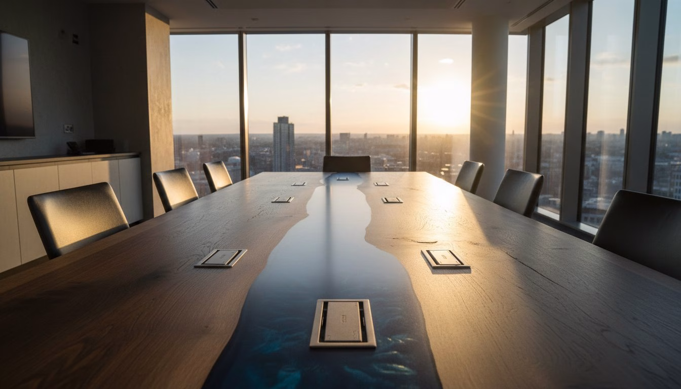 Bespoke Boardroom Tables: Handcrafted Statement Pieces for Essex & London Offices