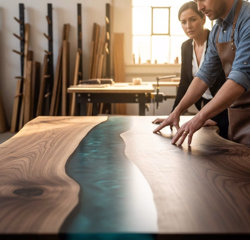 Commission a Bespoke River Table in Essex: The Ultimate Artisan Guide