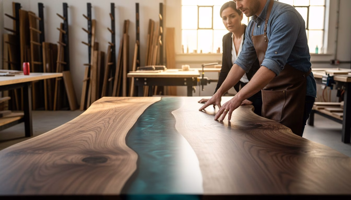 Commission a Bespoke River Table in Essex: The Ultimate Artisan Guide