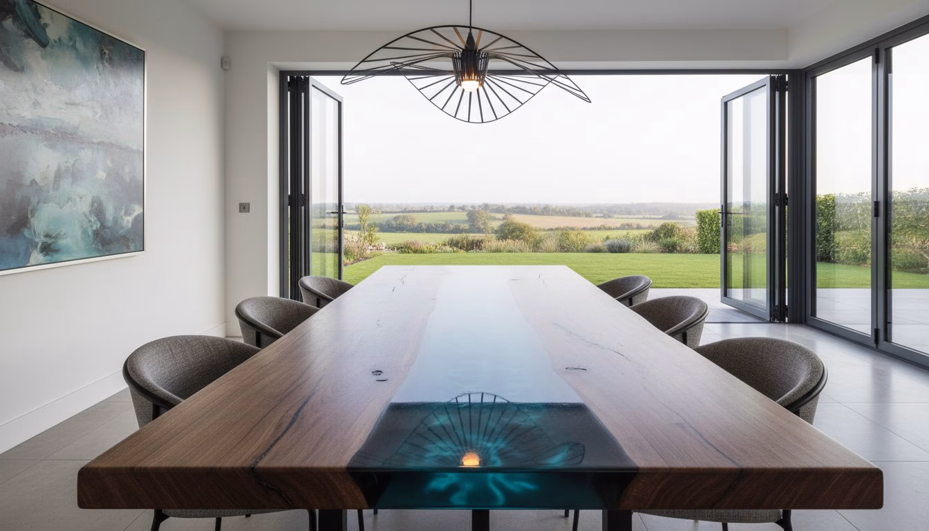 Handcrafted Resin Dining Tables: A Masterclass in Bespoke British Artistry