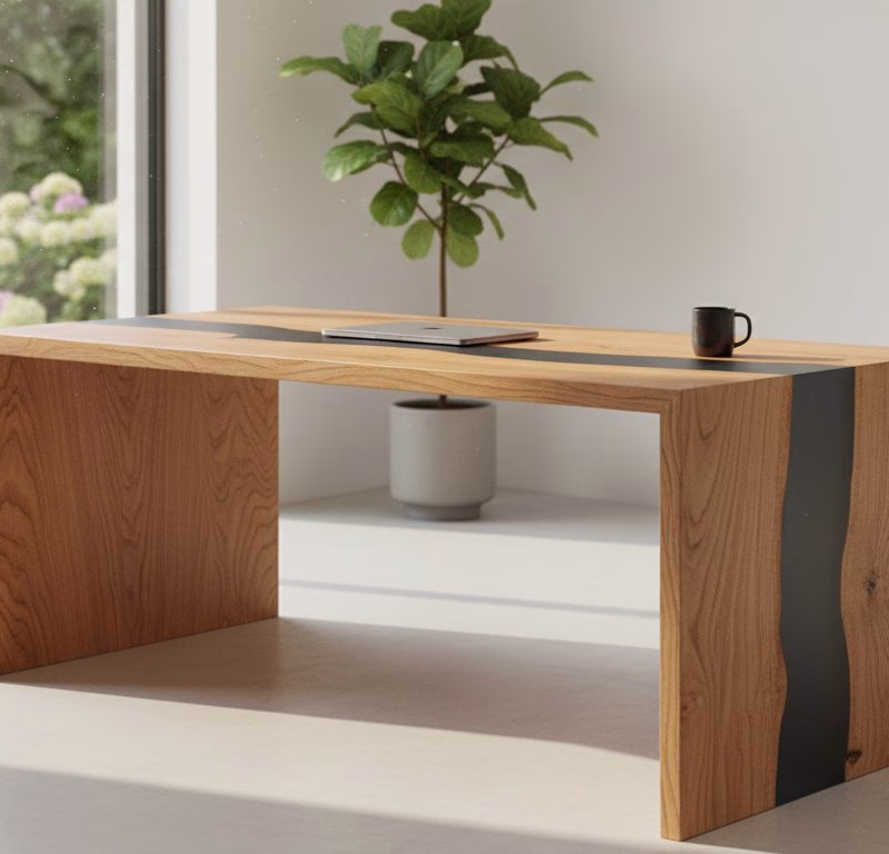 Solid Wood Office Desk Billericay: Bespoke Handcrafted Desks for the Discerning Professional