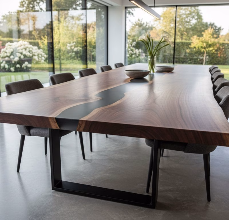 Custom Dining Table for 12 People in Brentwood: Commissioning Your Artisan Centrepiece